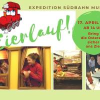 Expedition SÜDBAHN Museum - Eierlauf